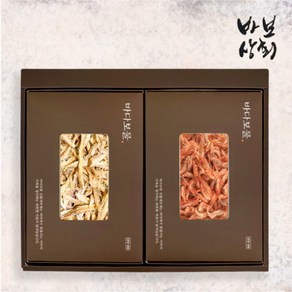 [명량] 황태 꽃새우 2종 (대)선물세트 (황태500g 꽃새우500g), 1박스