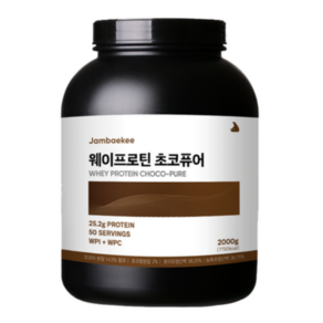 잠백이 웨이프로틴 초코퓨어, 2kg, 1개