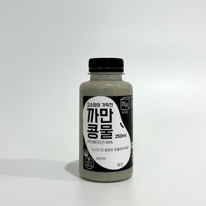 [정담두부집] HACCP 100%국산콩 서리태콩물 까만콩물 (냉동), 4개, 250ml