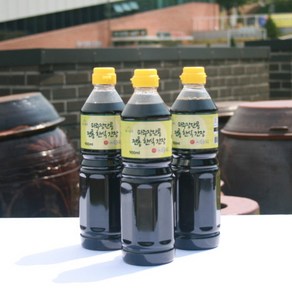 파주장단콩 전통한식간장 900ml / 국산콩 간장 / 국간장 / 조선 간장 / 100% 파주 장단콩 / 자연 그대로 항아리에서 1년 반 이상 숙성한 전통식 간장, 1개