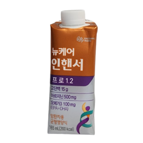 대상웰라이프3 대상웰라이프 뉴케어 인핸서 프로 1.2, 165ml, 72개