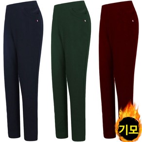 노블진 여성고리기모밴딩 50대엄마옷 고무줄 몸빼 여성밴딩바지 여자겨울바지 기모