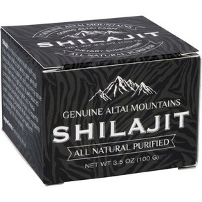 Sayan Pue 실라짓 실라지트 Resin 100g 660인분 5개월 고강력 유기농 풀빅산 Shilajit 에너지 부스팅 디톡스가 지원, 3.53 Ounce (Pack of 1), 1개