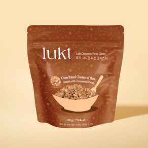 [룩트][대용량] 시나몬 피칸 클러스터, 150g, 5개