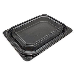 [직] 샐러드/반찬용기 TY-211 (검정) 박스/400set, 1개, 400세트