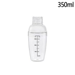 칵테일 쉐이커 저울이 있는 플라스틱 셰이커 핸드 컵 밀크 티 와인 음료 믹서 바 도구 350ml 530ml 700ml 1000ml