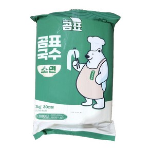 (무)곰표 소면국수(실온 3Kg)X4개, 4개, 3kg