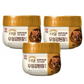 CJ제일제당 다담 우렁강된장500g, 6개, 500g