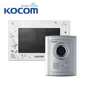 코콤 KCV-376 초인종 패키지 디지털식 비디오폰 인터폰 도어폰 원룸 빌라 단독주택 아파트