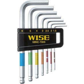 WISE 볼렌치세트(7PCS-숏타입) SBNC-700S 수작업공구 (1EA), 1개