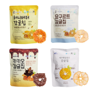 제주 도특산품/허니버터/햇살품은/요구르트/카카오/ 감귤칩, 25g, 1개