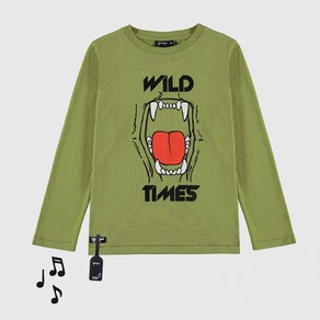 [이포르케] 키즈 사운드 티셔츠 WILD TIMES SOUND TEE FW210011