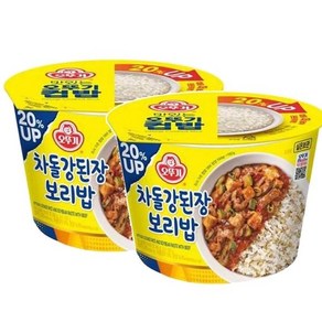 오뚜기 컵밥 차돌강된장보리밥 310g, 3개