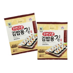 대림 두번구운 김밥용김 20g 25개