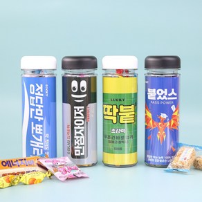 합격응원 행운 보틀 간식세트, 4개, 딱붙