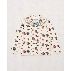 [MISHA&PUFF] 미샤앤퍼프 키즈 티셔츠 Button Down Ruffle Colla Top - Sting Holyoke Floal MP156098-024