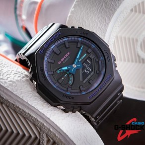 [정품]국내발송 지샥 지샥빅페이스 G-SHOCK GA-2100VB-1A 지얄오크 스포츠시계 방수시계 손목시계 아웃도어/레져시계