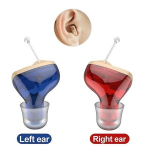 MLSD Soroya 무선 보청기 미니 CIC 보이지 않는 보청기 사운드 앰프 귀 청력, 1개