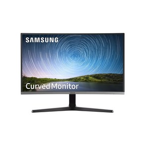 삼성전자 32인치 FHD 75Hz 커브드 모니터, LC32R500FHKXKR, 81cm