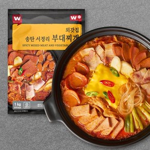 [외갓집] 서정리 부대찌개 1kg X 4팩, 4개