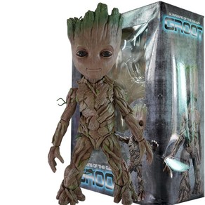 마블 베이비그루트 관절 피규어 어벤져스 가오갤 가디언즈오브갤럭시 GROOT 빅사이즈 26cm, 1개