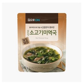 집으로ON 남도식소고기미역국, 500g, 5개