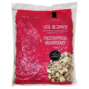 냉동야채 표고버섯 다이스 10mm 1kg, 1개