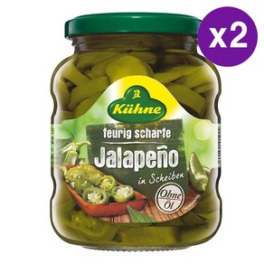 퀴네 슬라이스 할라페뇨 Kuhne Jalapeno, 2개