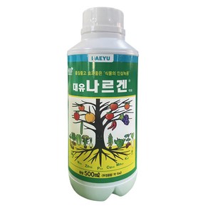 대유 나르겐 500ml 액제 액비 녹용인삼 당도 고추 마늘 딸기 영양제 액제 비료, 1개