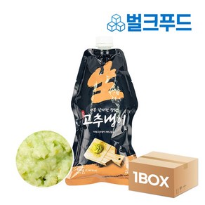 삼도 생와사비 1박스(800g x 12팩) 대용량 업소용 와사비 고추냉이, 12개, 800g