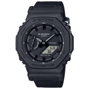 CASIO (카시오) G-SHOCK (지쇼크) Utility Black Seies Codua Eco Fabic 소재 크로스밴드 GA-2100BCE-1AJF 맨즈 블랙