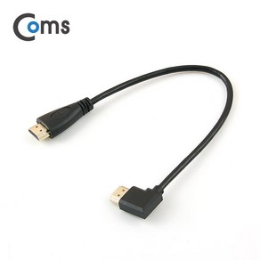 HDMI 케이블 30cm 좌향꺾임, 1개