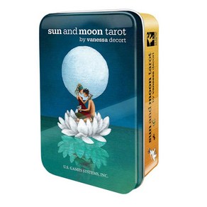 정품 해와달 썬앤문 틴케이스 타로카드 Sun and Moon Taot, 1개