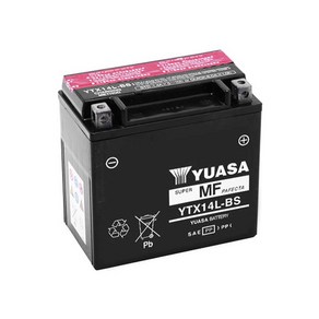 [유아사]YUASA 할리데이비슨 아이언883 - YTX14L-BS 배터리, 1개