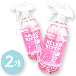 헬로키티 소독용 에탄올 스프레이 500ml X2개 뿌리는 손 소독제 생활 살균