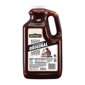 KC Mastepiece Oiginal BBQ Sauce - 158 Ounce KC 마스터피스 오리지널 BBQ 소스 - 158온스, 1개, 4.48kg