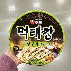 농심 먹태깡 큰사발면 청양마요맛, 1개