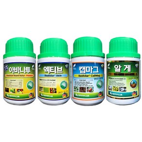 파머스케어 코리아아그로 세트 캡마그200ml 알게200ml 아바나투200ml 엑티브200ml 비료 식물영양제, 1세트, 1kg