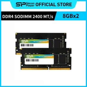 실리콘파워 Silicon Powe DDR4-2400 PC4-19200 노트북용 램 패키지 메모리 RAM, 8GB*2, 1개