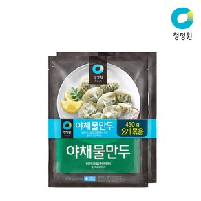 [청정원] 민속 야채물만두 450g x 2ea (냉동), 2개