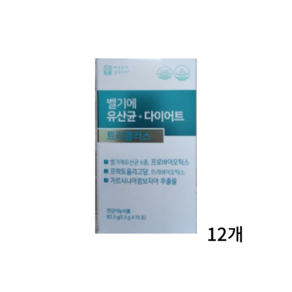 [쇼핑엔티] [세일] 벨기에 유산균+다이어트 트리플러스 6개월분 (12박스), 60정, 82.5g, 12개