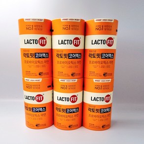 나에게 꼭 맞는 프로바이오틱스 LACTO-5X 배합 생유산균 락토핏 코어맥스 종근당, 120g, 6개