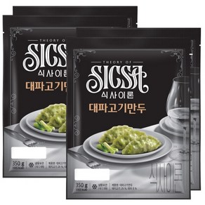 식사이론 대파 고기 만두 1400g (350gX4개), 350g, 4개