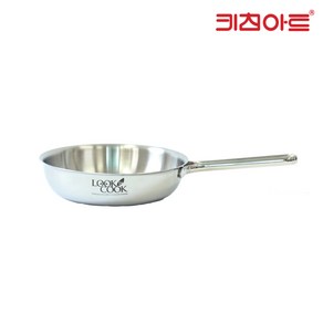 복진하나로/키친아트 룩앤쿡 통3중 스텐레스 IH 인덕션가능 후라이팬 20cm, 1개