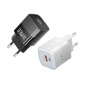 블레이즈 GAN 33W PPS USB PD C타입 초고속 충전기, 화이트, 1개