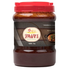 맛담은 닭볶음양념 2kg 단품 닭양념/닭소스/매운탕/해물탕/각종 탕요리, 닭볶음2kg_1개, 1개