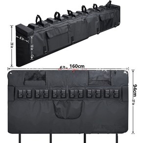 픽업 자전거 거치대 트렁크 보관대 패드 렉스턴스포츠, D. 6석(길이 160석), 1개