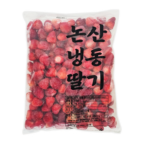 소담 논산냉동딸기(A)/ 국산 과육 크기 선별, 3개, 2kg