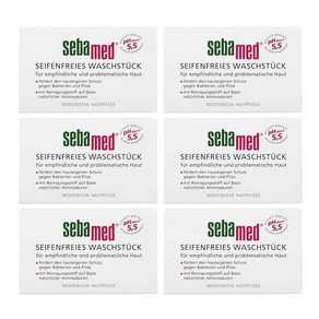 sebamed 독일 세바메드 Ph5.5 클렌징 바 비누 100g 6개