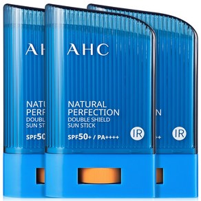 AHC 내추럴 퍼펙션 선스틱 22g SPF50+/PA++++, 3개